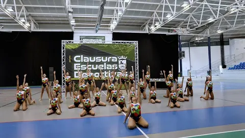 Acto de clausura de las escuelas deportivas en Tías.