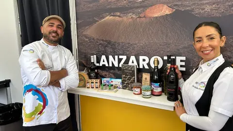 El chef lanzaroteño Yeray Gil fue el representante de Lanzarote en la feria gastronómica de Dublín.