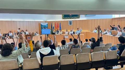 El colegio La Asomada-Mácher en el pleno escolar del Ayuntamiento de Tías.