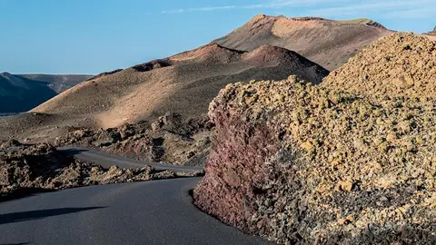 Imagen de la ruta en las Montañas del Fuego.