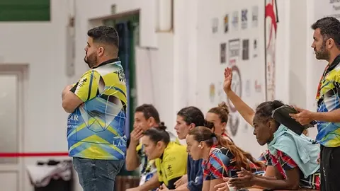 Juan Rivera durante uno de los encuentros del Zonzamas.