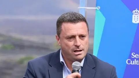 Óscar Noda, alcalde de Yaiza y  consejero del Cabildo de Lanzarote.