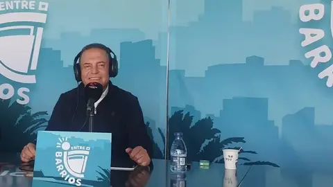 Jesús Machín en una imagen de archivo en una de sus intervenciones en el programa Entre Barrios.