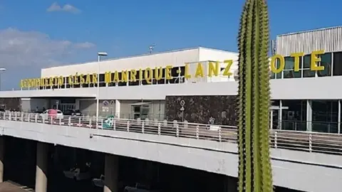Imagen del aeropuerto de Lanzarote. 