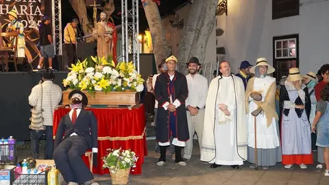 Alfredo Villalba y Evelia García en la XXIX Romería en honor a San Juan Bautista.