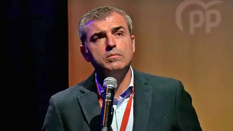 Manuel Domínguez durante su intervención en el cónclave
