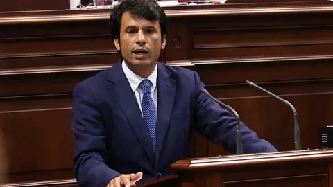 Marcos Bergaz (PSOE) durante su intervención