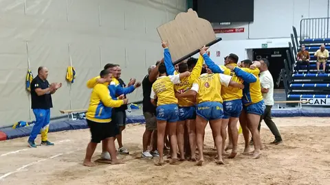 Imagen de una nueva celebración del Yaiza en una temporada histórica