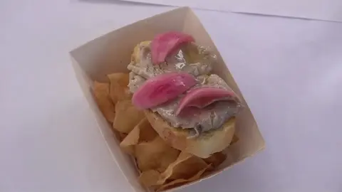 Tapa elaborada en el concurso ventorrillos tradicionales.