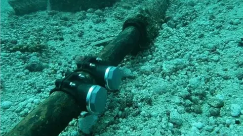 Tubería submarina de La Graciosa.