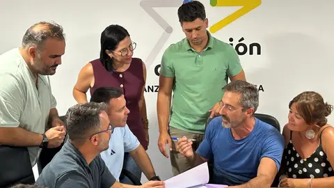 Imagen de un momento del debate sobre el asunto en la Ejecutiva insular.