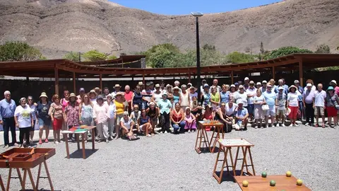 Encuentro de mayores en Yaiza.