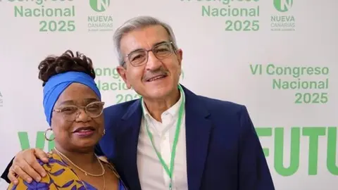 Román Rodríguez en el congreso nacional de NC.