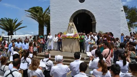 Procesión de las Nieves en el año 2024.