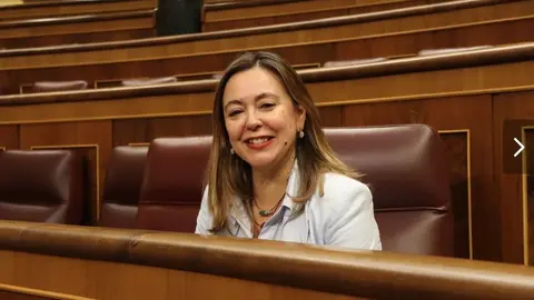 María Dolores Corujo en el Congreso de los Diputados.