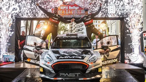 Ganadores del Rally isla de los Volcanes 2025.