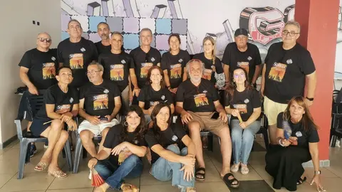 Participantes de la representación de Jesucristo Superstar.