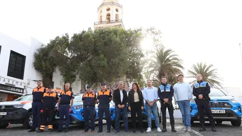 Presentación de los Coches Policía de Teguise.