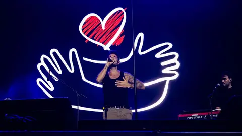 Antoñito Molina durante su actuación.