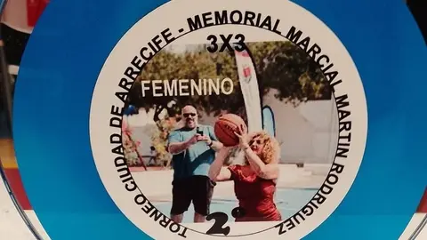 Imagen del trofeo del torneo de baloncesto 3x3.