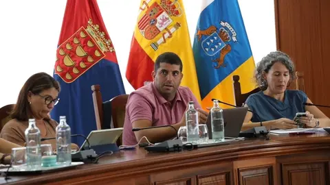 Benjamin Perdomo en el Cabildo de Lanzarote.
