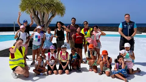 Imagen de los niños participantes.