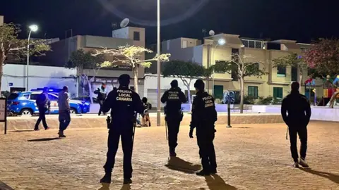 Imagen de una de las actuaciones de la Policía Local de Arrecife.