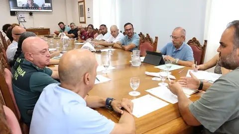 Imagen del encuentro presidido por Samuel Martín