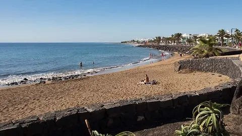 Imagen de archivo de una zona de playa en Matagorda. 