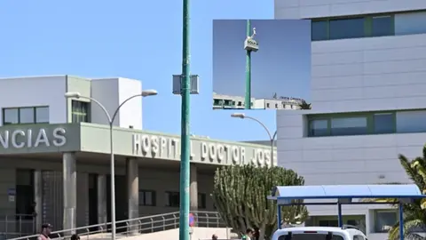 Imagen de uno de los sensores colocados por el Ayuntamiento capitalino. 