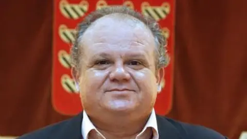 Juan Antonio de la Hoz en el Cabildo de Lanzarote