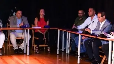 Imagen de archivo de un pleno celebrado en Tinajo.