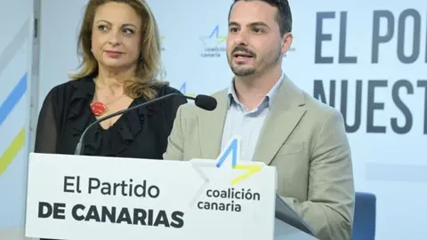 Rueda de prensa de Cristina Valido y David Toleoo.