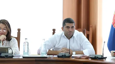 Benjamín Perdomo este viernes en el Cabildo de Lanzarote.