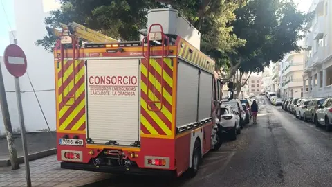 Imagen del lugar en el que actuaron los bomberos
