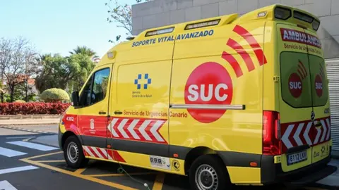 Imagen de archivo de una ambulancia del SUC.