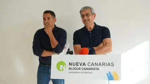 Román Rodríguez con Yoné Caraballo en una imagen de archivo.