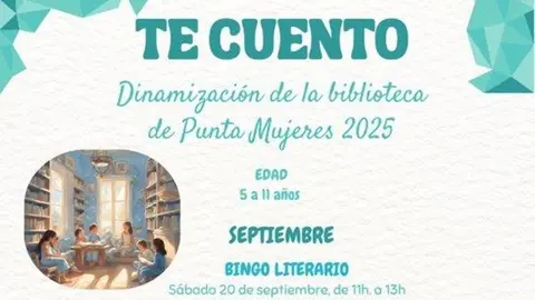 Cartel promocional del proyecto te cuento.