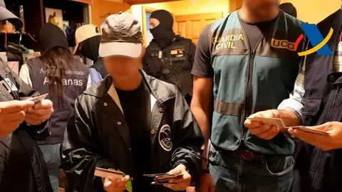 Material incautado en la Operación Silbo.