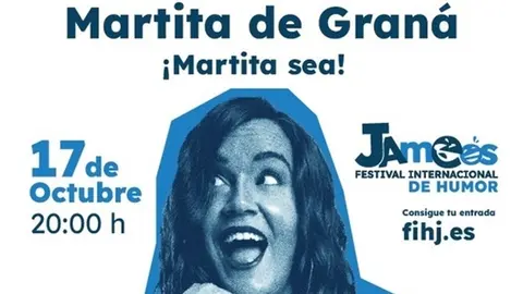 Cartel promocional de la actuación de Martita de Graná.