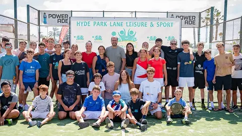 Imagen de los participantes en el torneo.