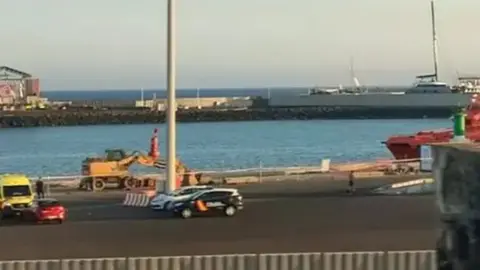 Imagen de archivo de una actuación similar en Puerto Naos.