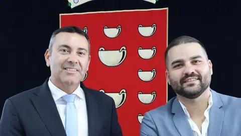 Oswaldo Betancort y Jesús Machín.