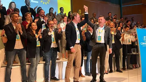 Imagen del momento de la proclamación del nuevo presidente