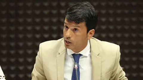 Marcos Bergaz (PSOE) en Comisioìn Parlamentaria