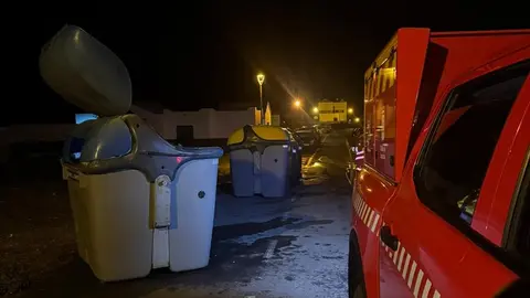 Imagen de la zona en la que actuaron los bomberos