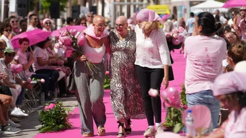 Imagen de alguna de las mujeres que desfiló.