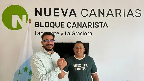 Yoné Caraballo da la bienvenida al nuevo Secretario Insular de la Juventud Canarista