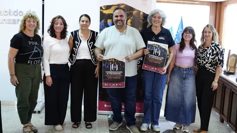 Imagen de este jueves presentando el proyecto.