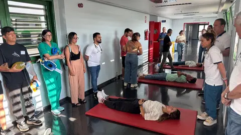 Imagen de uno de los momentos de la formación que se impartiío.